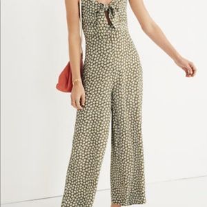 Madewell Plumeria Cutout Jumpsuit in Mini Daisy size 2